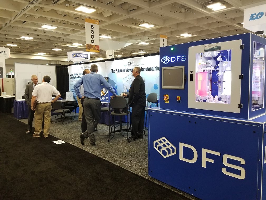 Visitors to DFS Booth at Semicon West 2019