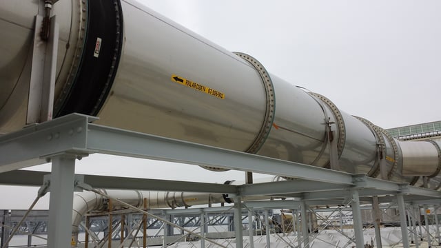 PermaShield fume exhaust duct installed at DC Blue Plains biosolids management facility