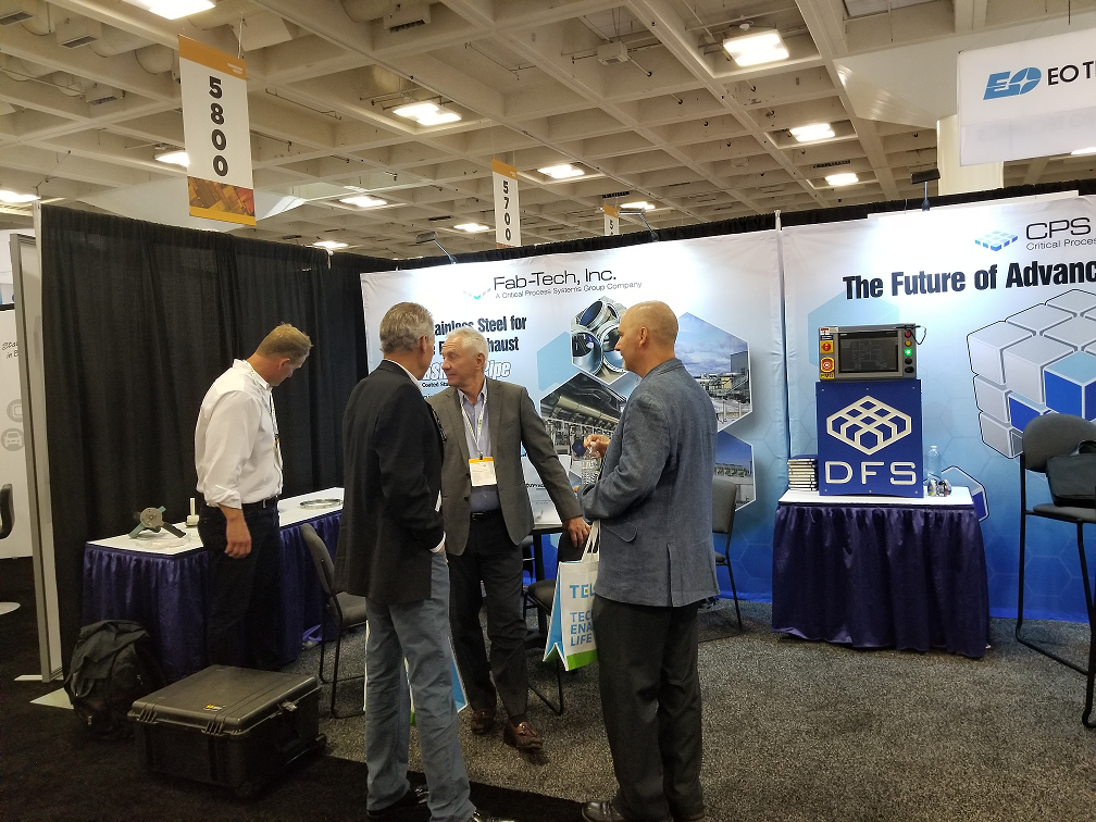 Visitors to Fab-Tech Booth at Semicon West 2019