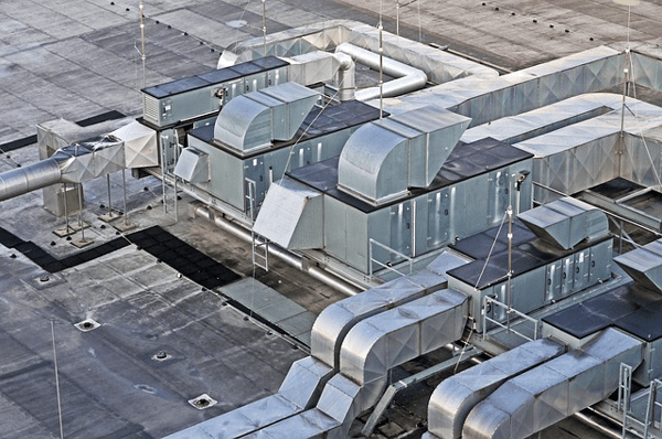 Rooftop AC and ventilation system